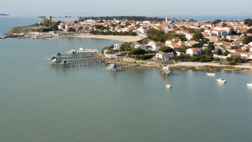 Vue aérienne de Fouras